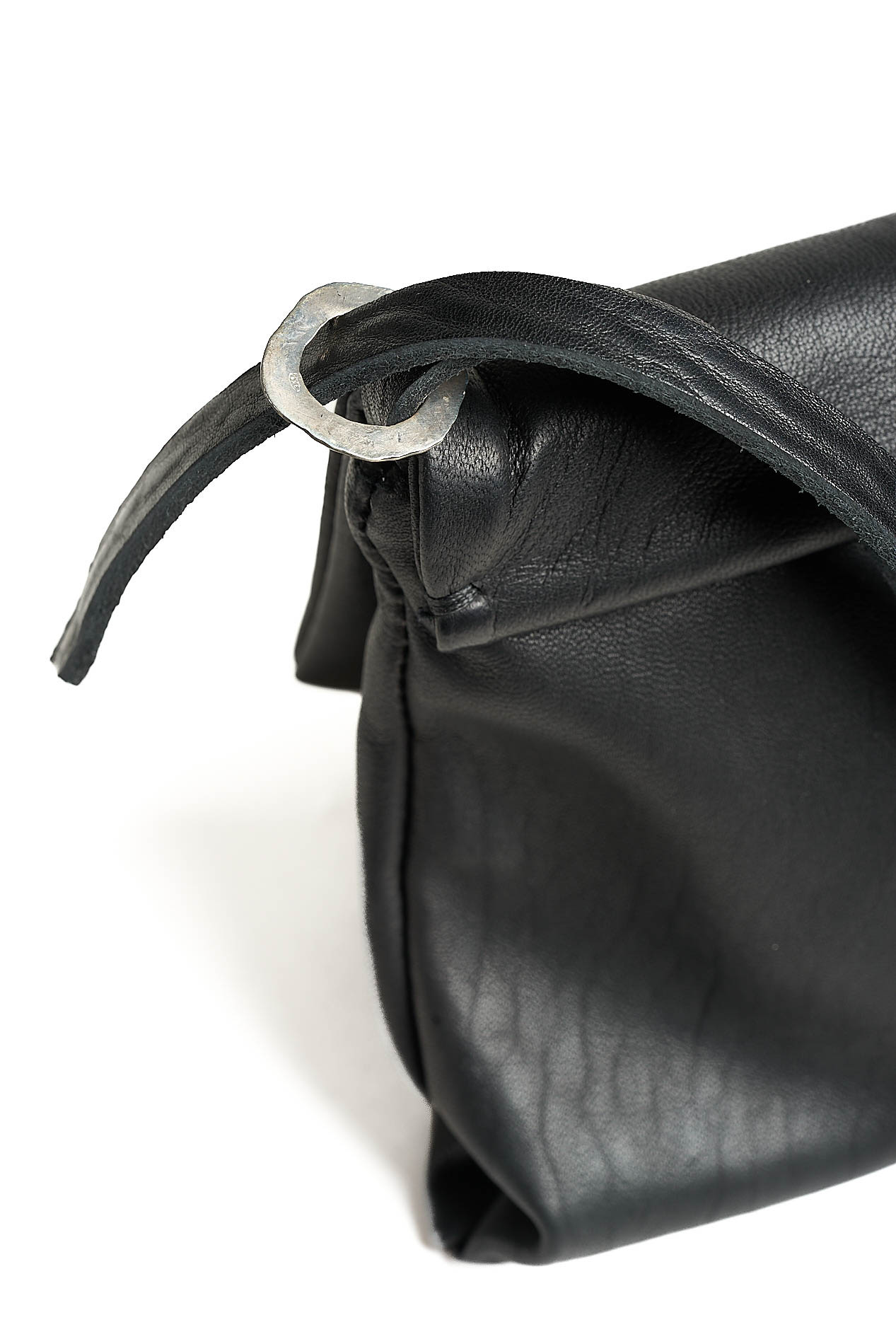 daniele basta leather and silver bags - DETAIL